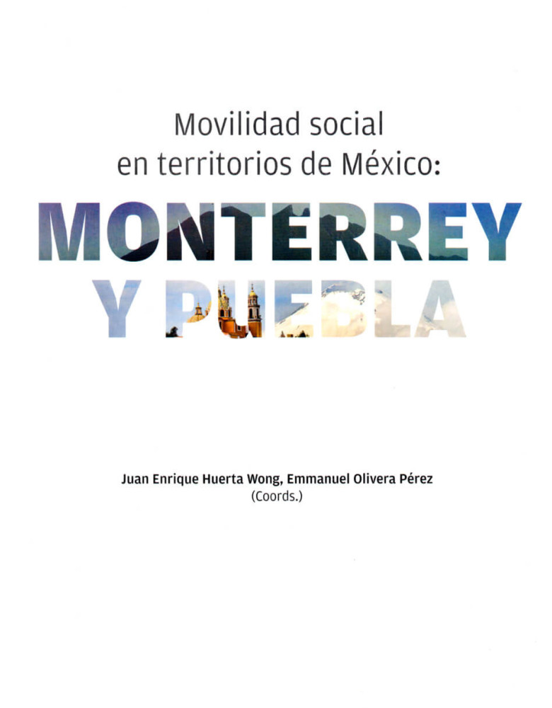 Movilidad social en territorios de México: Monterrey y Puebla